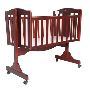 R for Rabbit Dream Time Baby Wooden Cradle